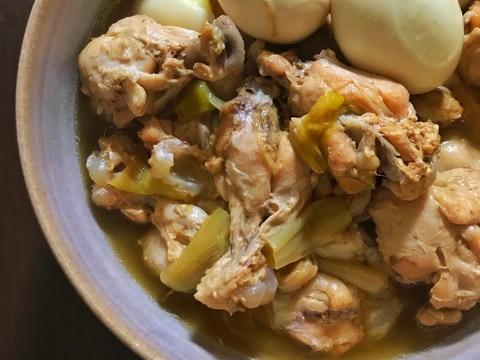 圧力鍋で☆とろとろ手羽元のオイスターソース煮